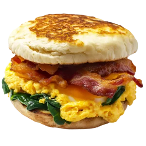 Wendy’s Menu with Prices (2026) 13 Bacon, Egg & Cheese English Muffin Combo