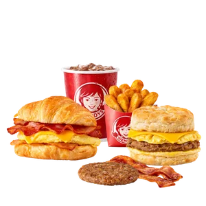 Wendy's Breakfast menu 23 Breakfast Biggie Bundles