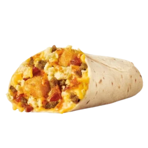 Wendy's Breakfast menu 13 Breakfast Burrito – Bacon
