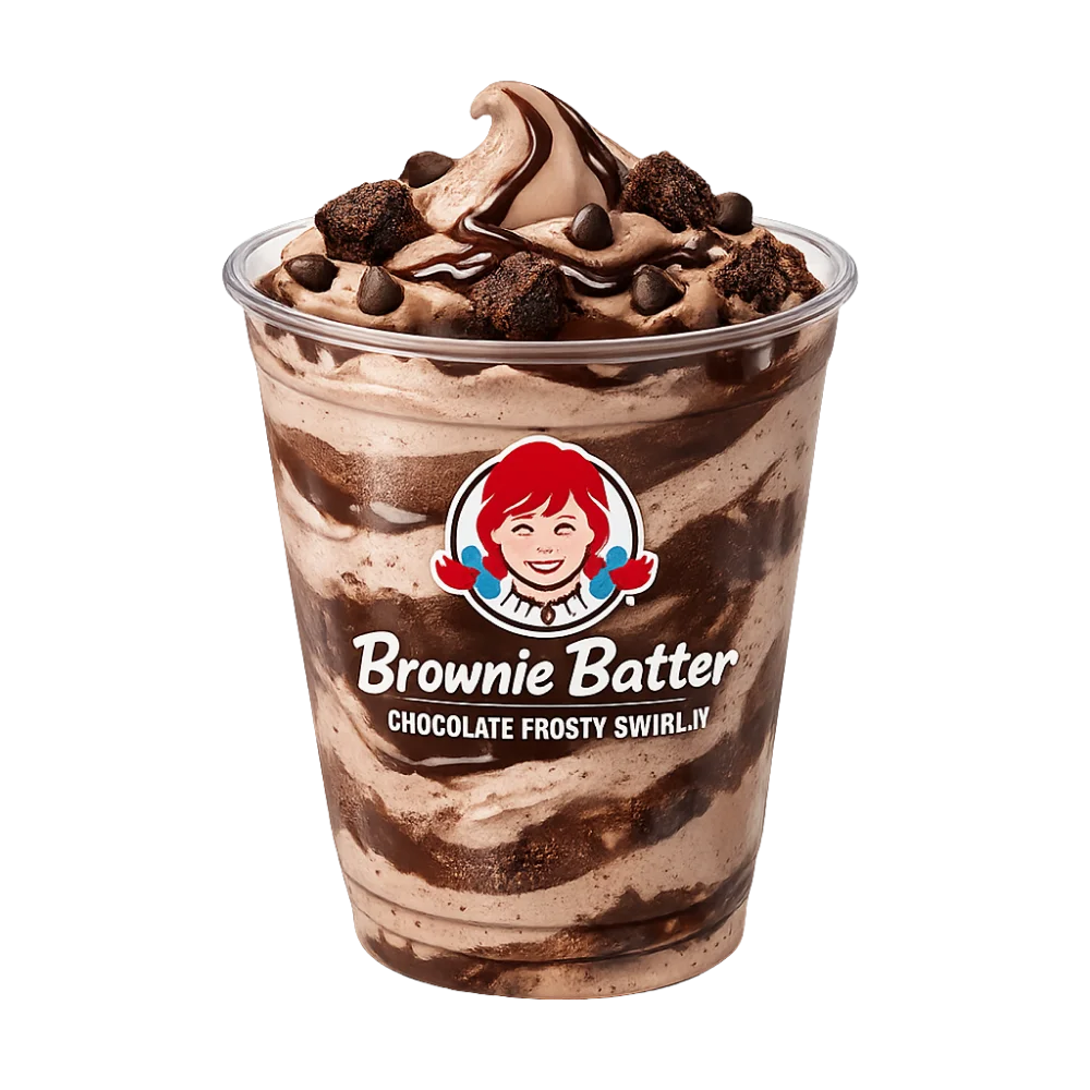 Wendy’s Frosty Menu Guide (2026): Prices, Calories & Flavors 13 Brownie Batter Chocolate Frosty Swirl™