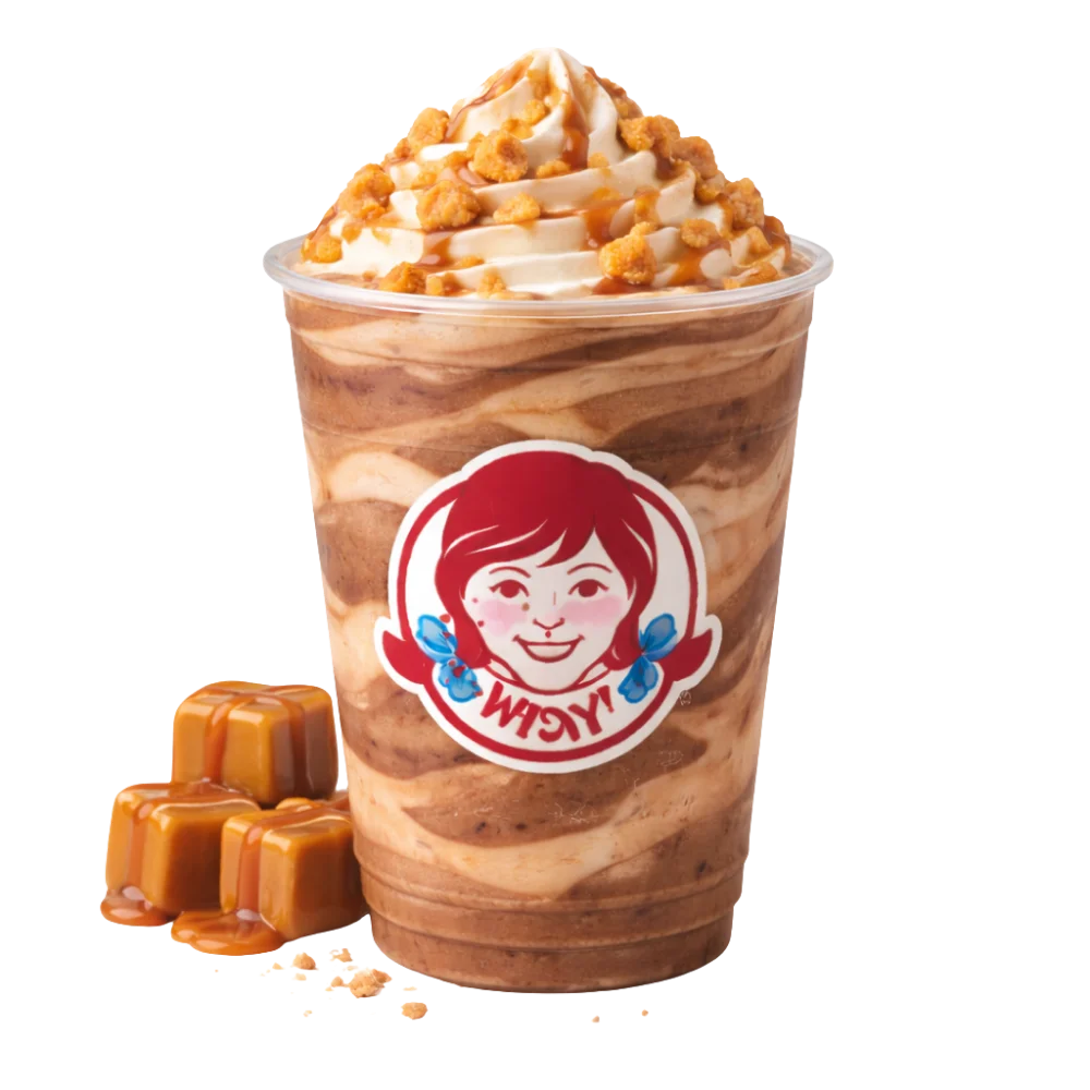 Wendy’s Frosty Menu Guide (2026): Prices, Calories & Flavors 17 Caramel Chocolate Frosty Swirl™