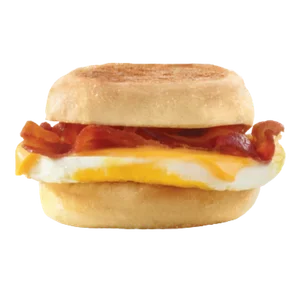 Wendy's Breakfast menu 6 Classic Bacon Egg & Cheese Muffin