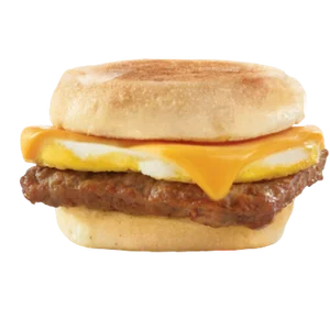 Wendy's Breakfast menu 5 Classic Sausage Egg & Cheese Muffin