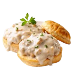 Wendy's Breakfast menu 43 Sausage Gravy & Biscuit