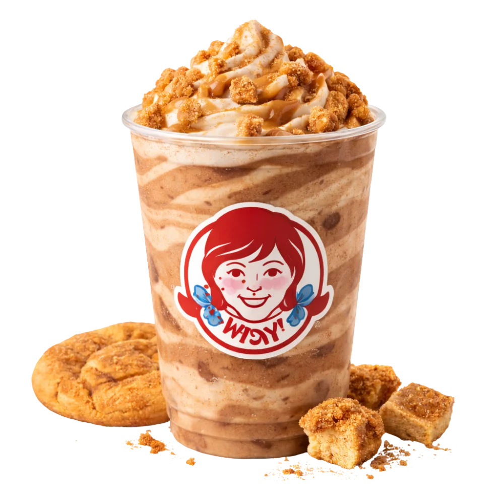 Wendy’s Frosty Menu Guide (2026): Prices, Calories & Flavors 11 Snickerdoodle Chocolate Frosty Swirl™