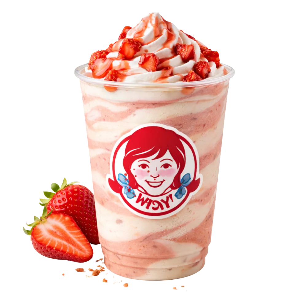 Wendy’s Frosty Menu Guide (2026): Prices, Calories & Flavors 14 Strawberry Vanilla Frosty Swirl™